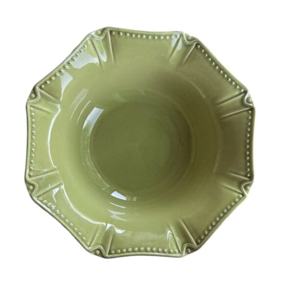 SKYROS Isabella Jade Salad  Serving Bowl 12" X 4" Handcrafted In Portugal - Picture 5 of 7